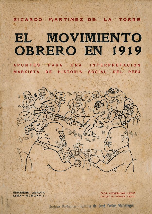 Portada de libro El movimiento obrero de 1919 de Ricardo Martínez de la Torre