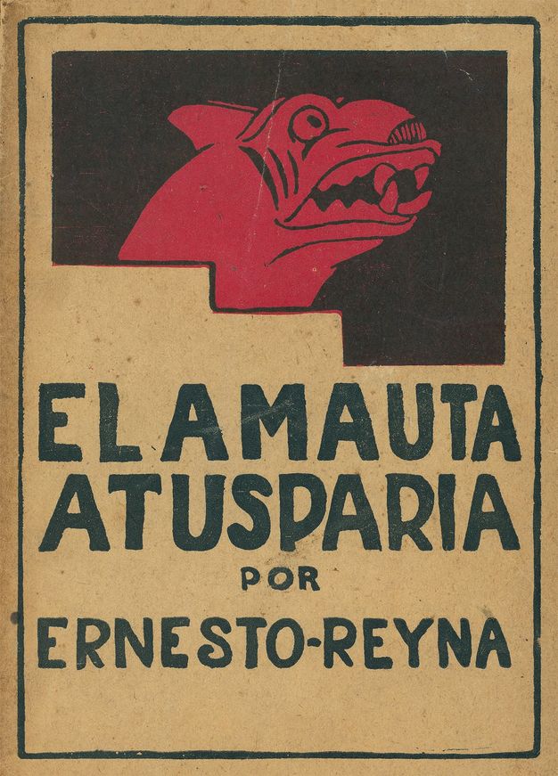 Portada de un libro editado por Minerva titulado El amauta atusparia de ernesto reyna